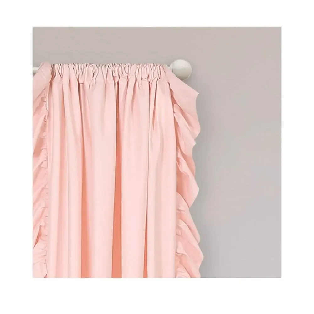 Lush Decor Reyna Ruffle Window Curtain Panel Set for 1 Window - Picture 2 of 9